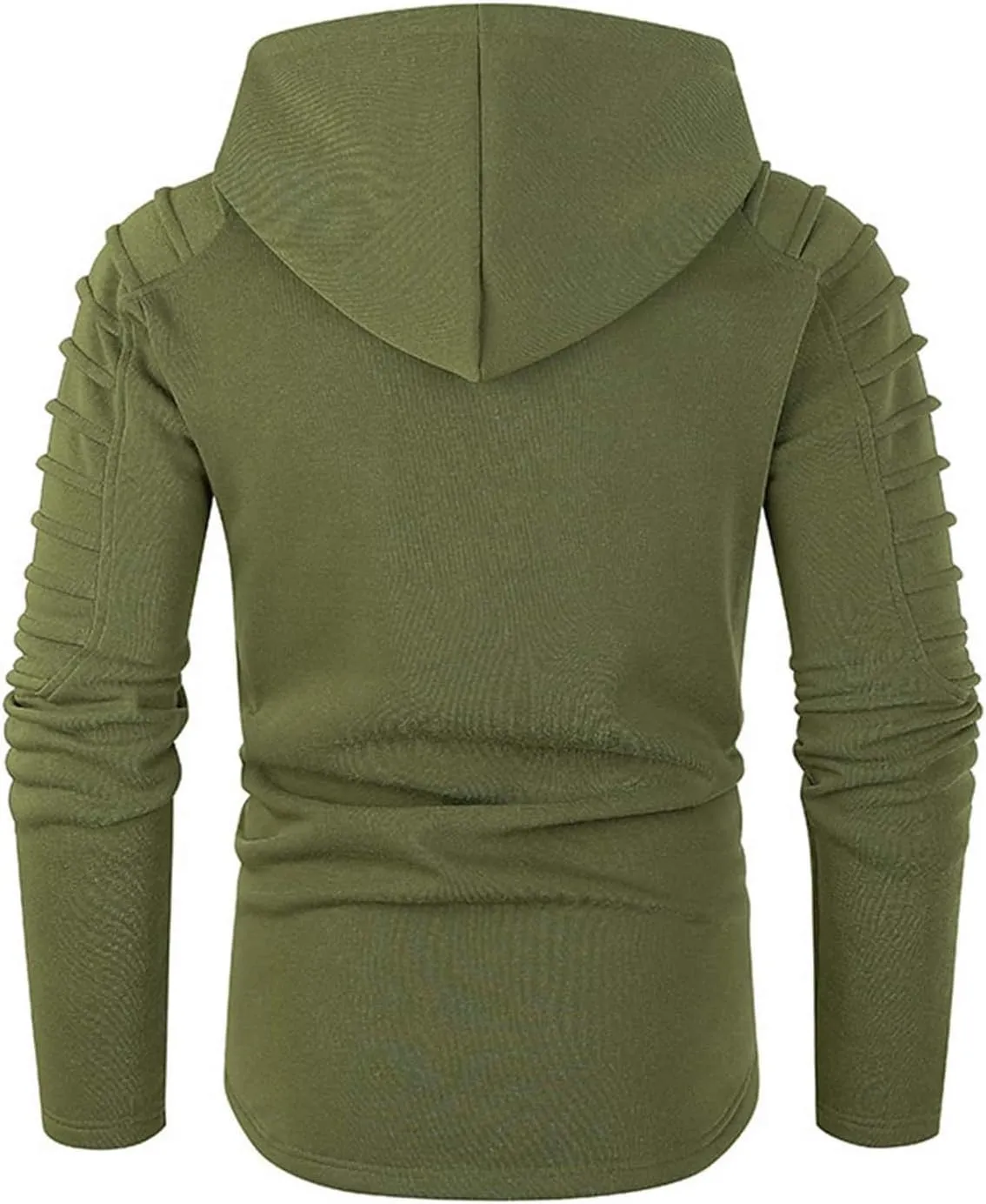 Ymosrh Men's Fashion Hoodies Sleeve Hooded Pullover Casual Workout Athletic Hoodie Sweatshirt Drawstring Sweatshirts, M-2XL