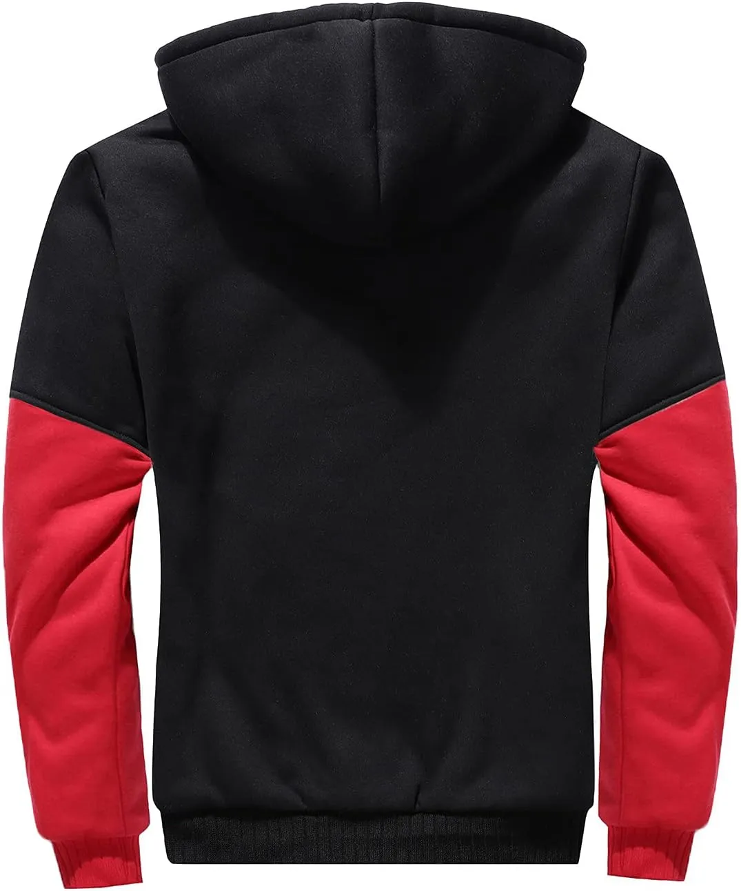 Ymosrh Men's Hooded Sweatshirt Zip Up Hoodie Fleece Lined Pullover Sweatshirts Casual Jacket Coat Sweatshirt, S-5XL