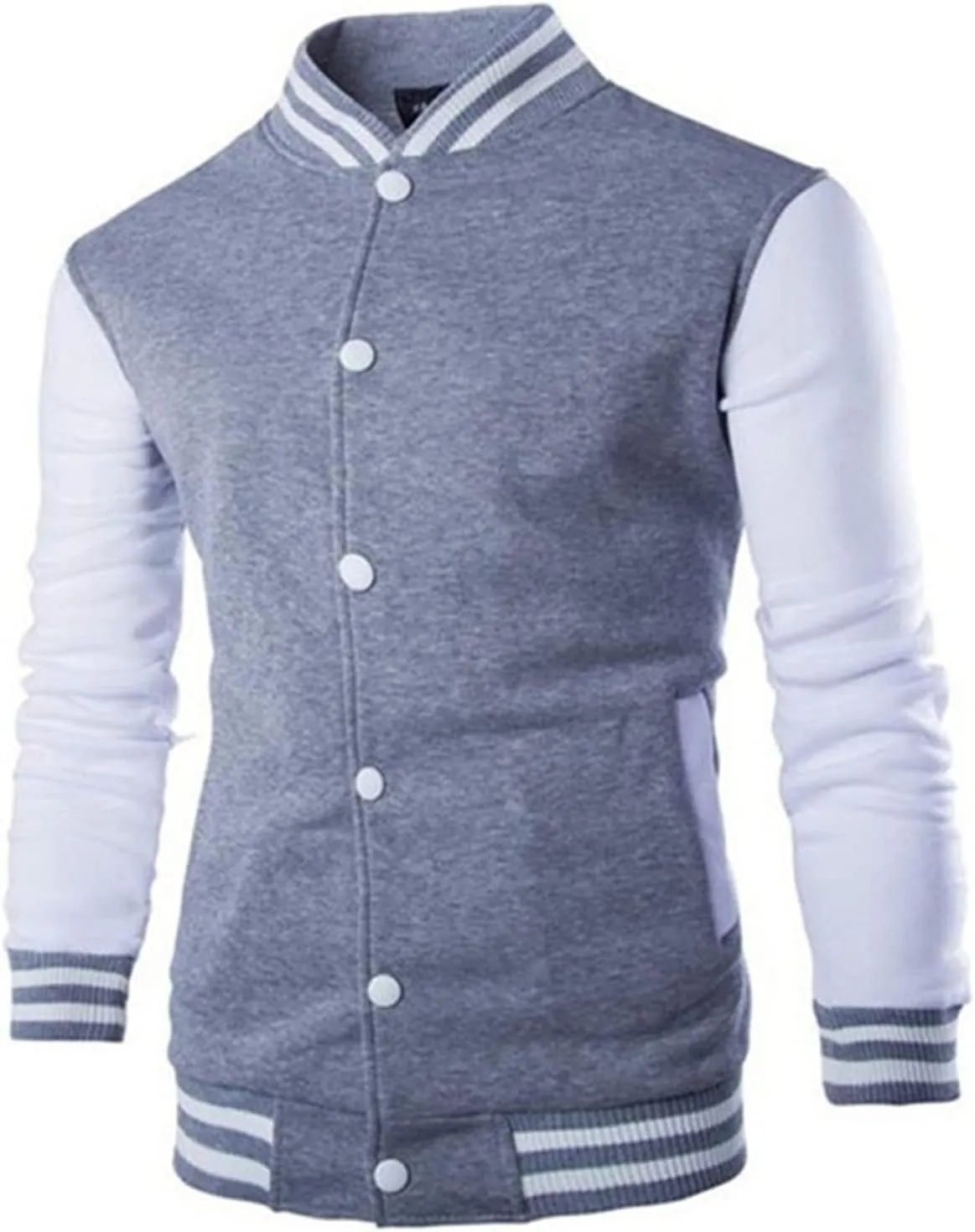 Ymosrh Mens Jackets Winter Jacket European Men's Casual Stand Collar Baseball Jacket Coats and Jackets Big Tall