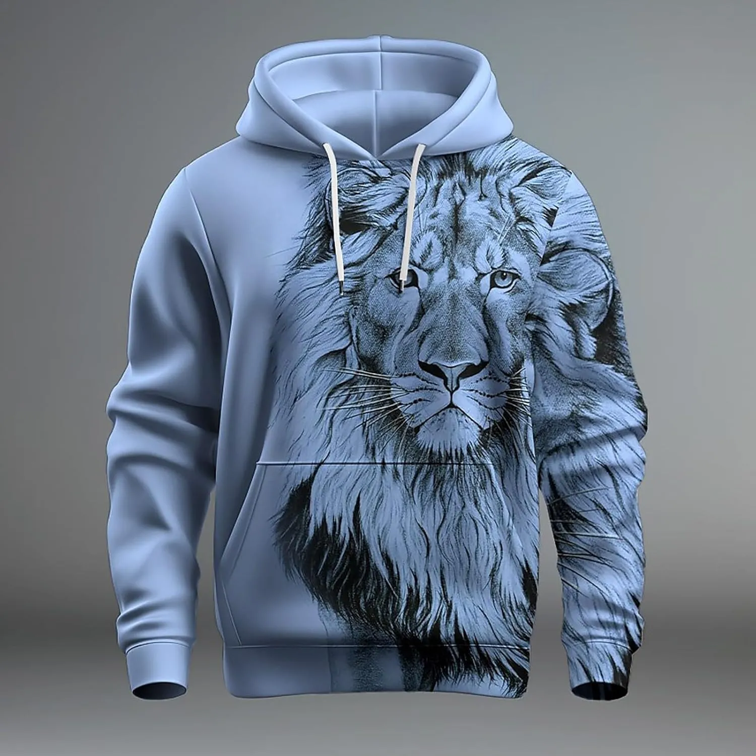 Zip Up Hoodie Men Winter Vintage Long Sleeve Hoodie Half Zipper Hooded Sweatshirt Top Workwear Multi Pocket Men Men