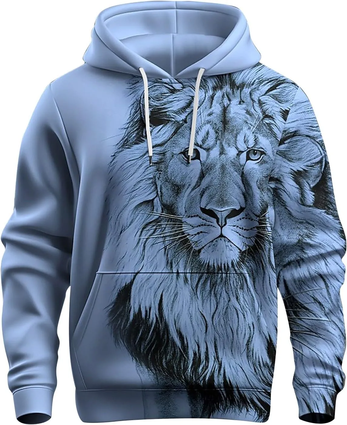Zip Up Hoodie Men Winter Vintage Long Sleeve Hoodie Half Zipper Hooded Sweatshirt Top Workwear Multi Pocket Men Men